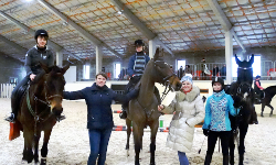 25 января закончилось обучение по программе «Подготовка лошадей и всадников по конкуру».