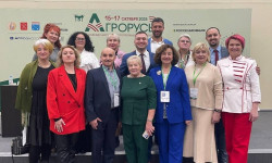 Слушатели образовательного проекта «Школа фермера» на агропромышленной выставке «Агрорусь»